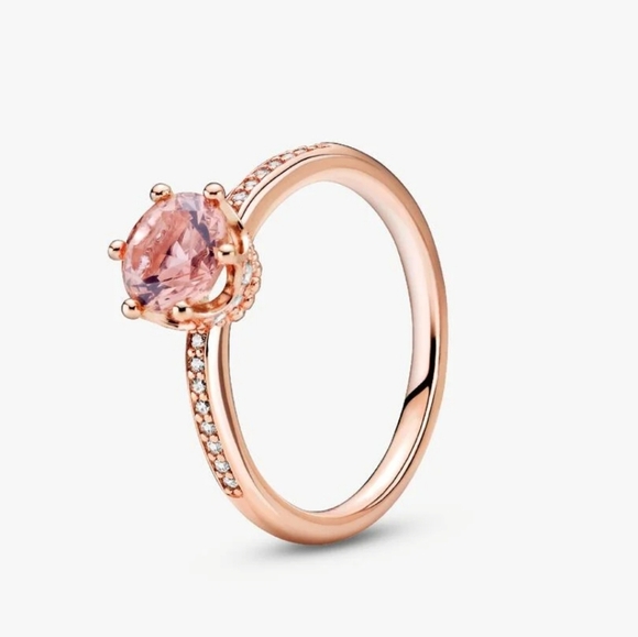 Pandora Sparkling Crown Solitare Ring - Picture 2 of 13